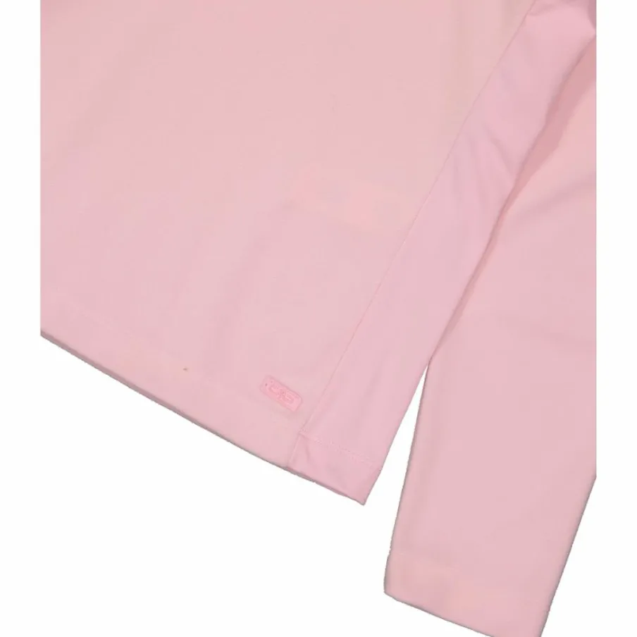 Donna CMP Pile^Pile mezza zip arctic fleece da donna con dettaglio stampato frontale