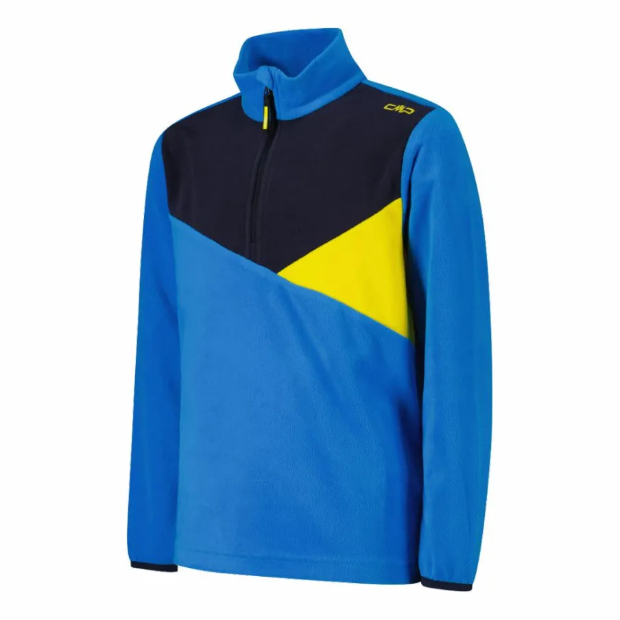 Bambino CMP Pile E Felpe^Pile mezza zip arctic fleece da bambino con dettagli geometrici
