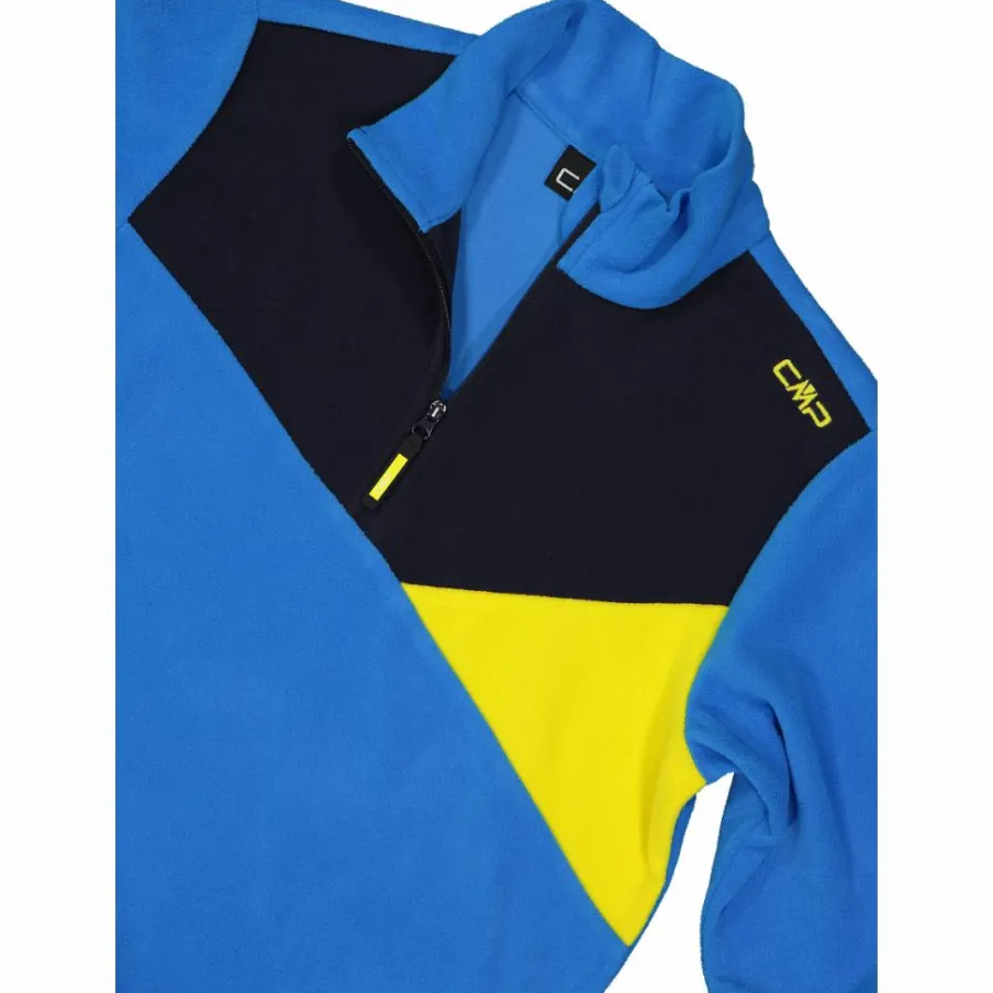 Bambino CMP Pile E Felpe^Pile mezza zip arctic fleece da bambino con dettagli geometrici