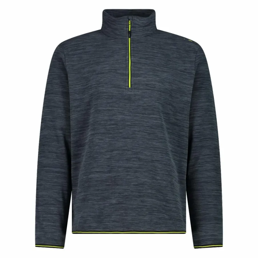 Uomo CMP Pile^Pile mezza zip Arctic Fleece melange da uomo