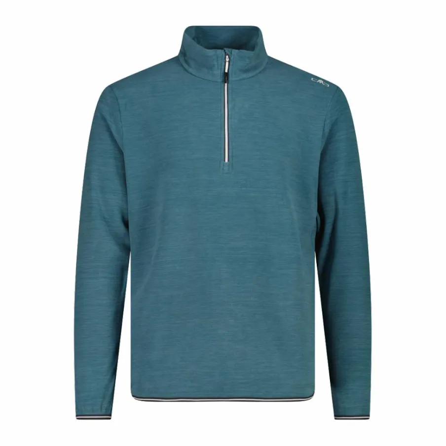 Uomo CMP Pile^Pile mezza zip Arctic Fleece melange da uomo
