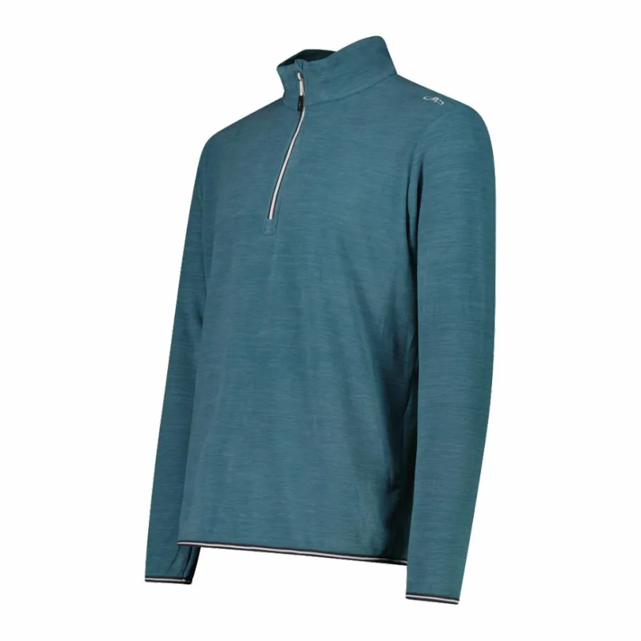 Uomo CMP Pile^Pile mezza zip Arctic Fleece melange da uomo