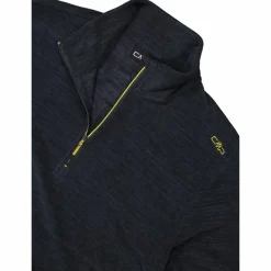 Uomo CMP Pile^Pile mezza zip Arctic Fleece melange da uomo