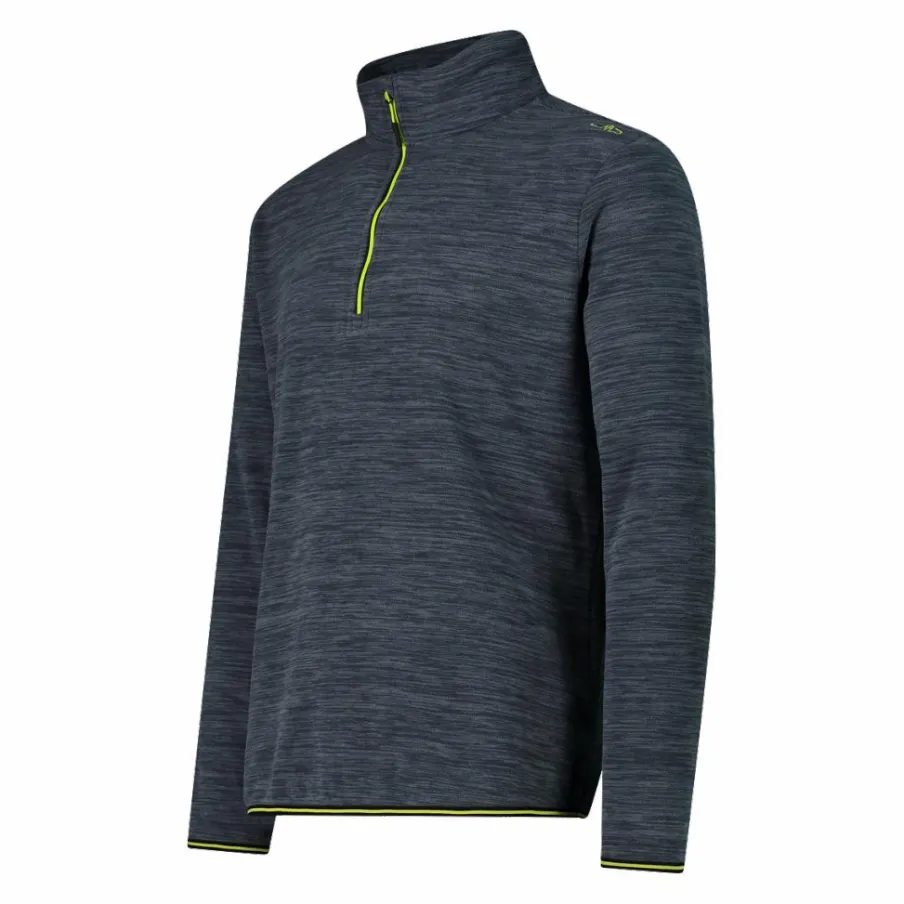 Uomo CMP Pile^Pile mezza zip Arctic Fleece melange da uomo