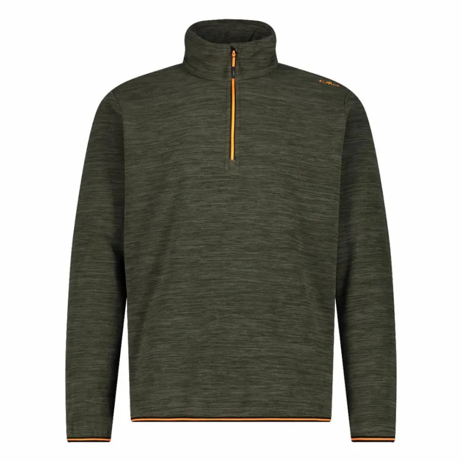 Uomo CMP Pile^Pile mezza zip Arctic Fleece melange da uomo