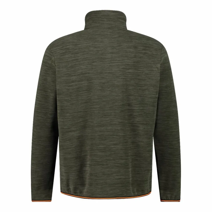 Uomo CMP Pile^Pile mezza zip Arctic Fleece melange da uomo