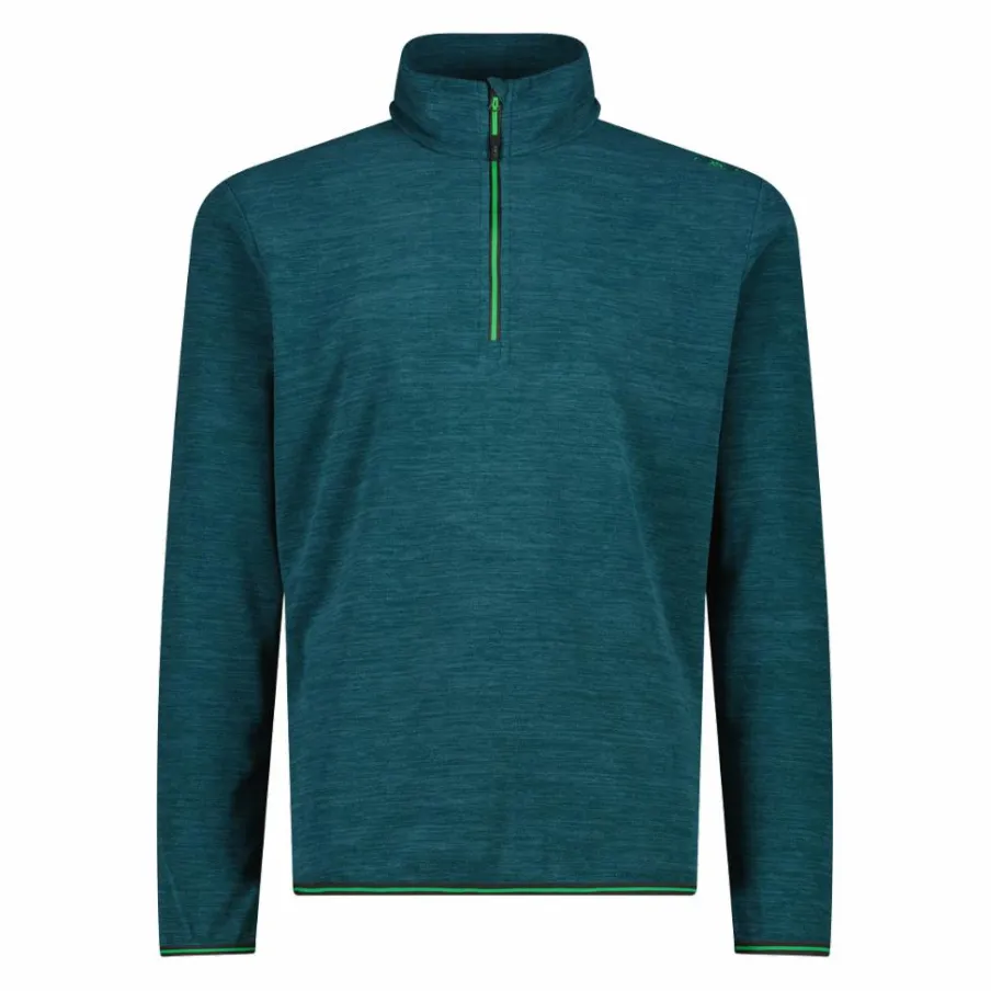 Uomo CMP Pile^Pile mezza zip Arctic Fleece melange da uomo