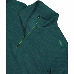 Uomo CMP Pile^Pile mezza zip Arctic Fleece melange da uomo