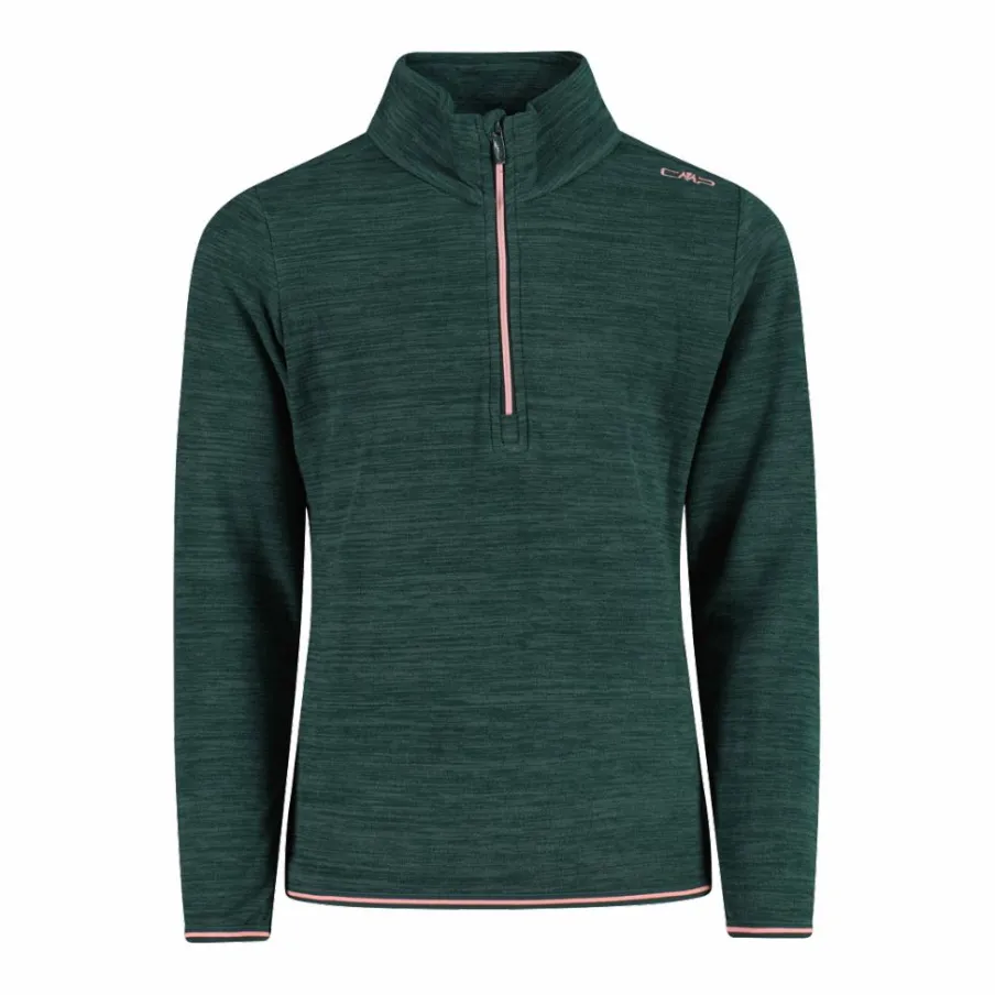 CMP Pile E Felpe^Pile mezza zip bambina mèlange