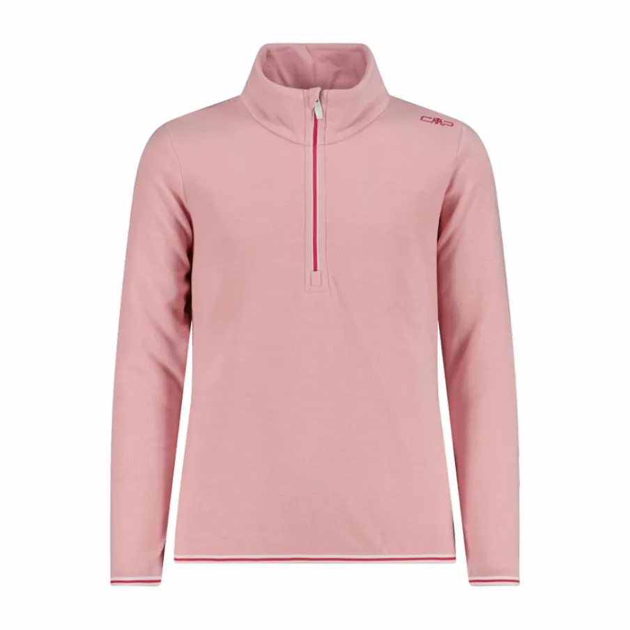 CMP Pile E Felpe^Pile mezza zip bambina mèlange