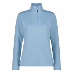 Donna CMP Pile^Pile mezza zip elasticizzato da donna con stampa jacquard