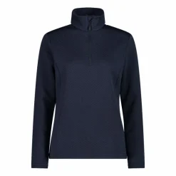 Donna CMP Pile^Pile mezza zip elasticizzato da donna con stampa jacquard