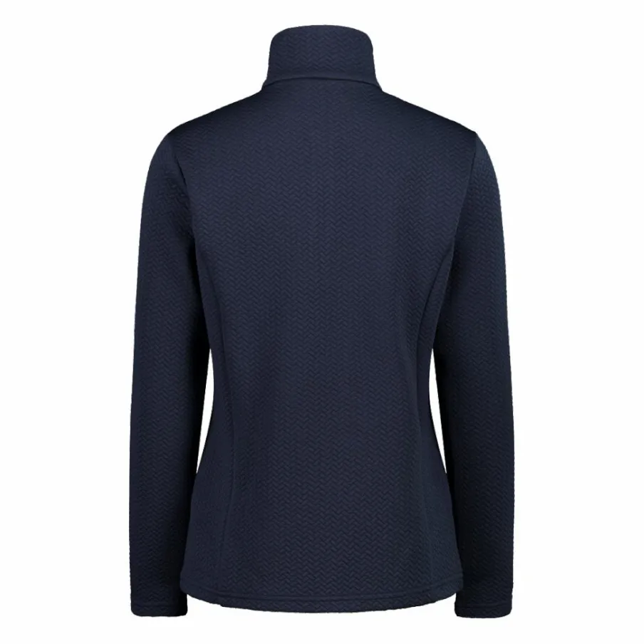 Donna CMP Pile^Pile mezza zip elasticizzato da donna con stampa jacquard