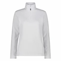Donna CMP Pile^Pile mezza zip elasticizzato da donna con stampa jacquard