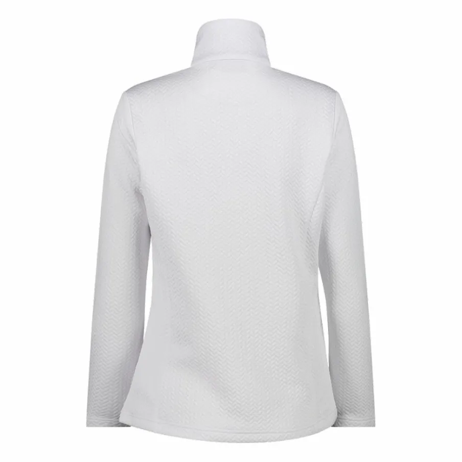 Donna CMP Pile^Pile mezza zip elasticizzato da donna con stampa jacquard