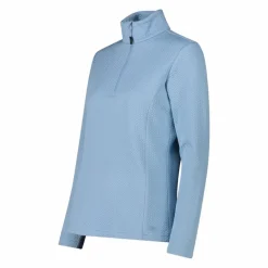 Donna CMP Pile^Pile mezza zip elasticizzato da donna con stampa jacquard