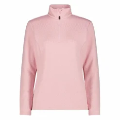 Donna CMP Pile^Pile mezza zip elasticizzato da donna con stampa jacquard