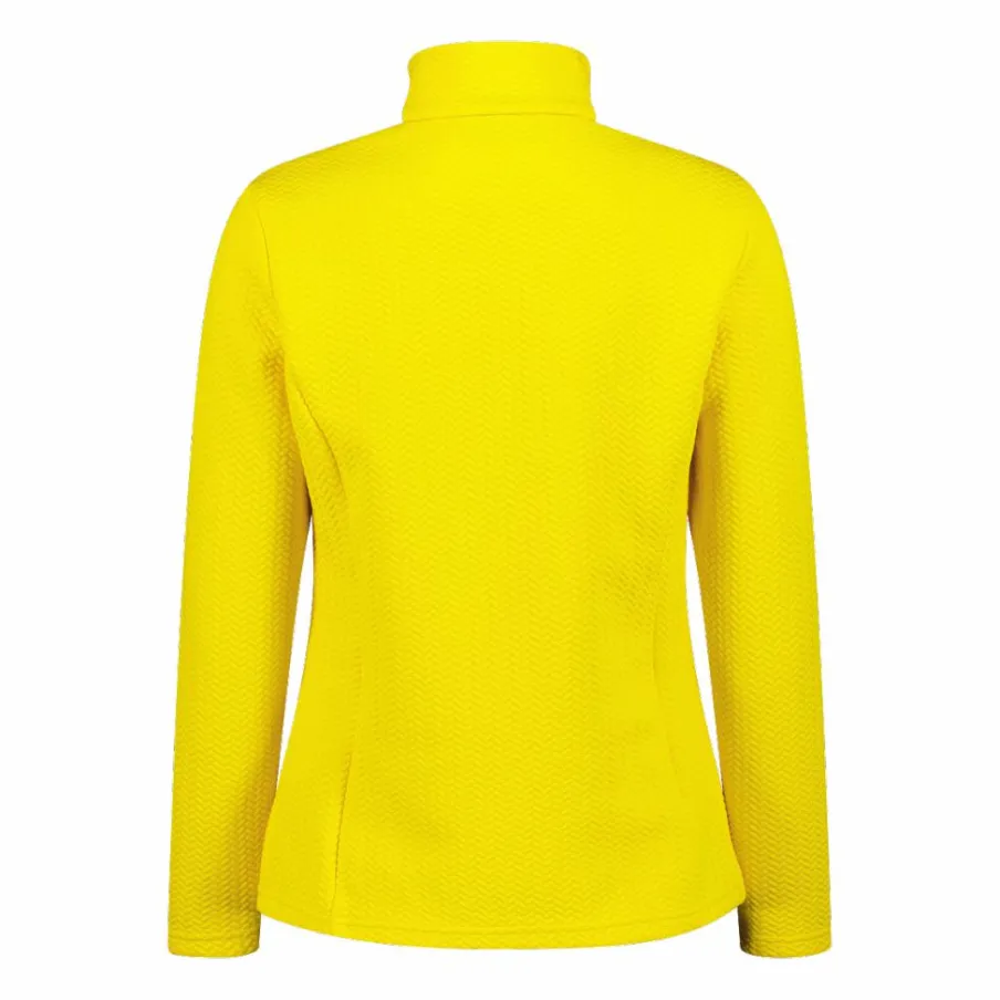 Donna CMP Pile^Pile mezza zip elasticizzato da donna con stampa jacquard