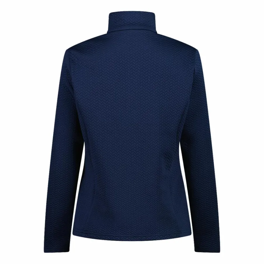 Donna CMP Pile^Pile mezza zip elasticizzato da donna con stampa jacquard