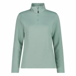 Donna CMP Pile^Pile mezza zip elasticizzato da donna con stampa jacquard
