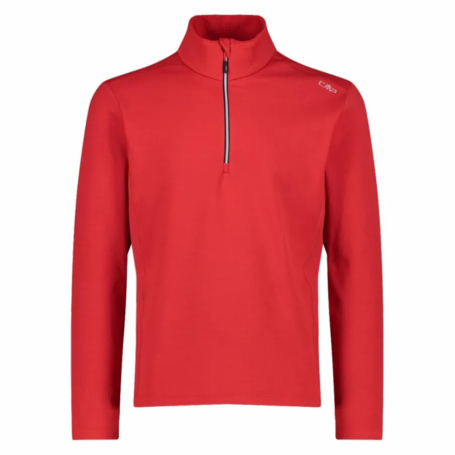 Uomo CMP Pile^Pile mezza zip Grid Tech da uomo
