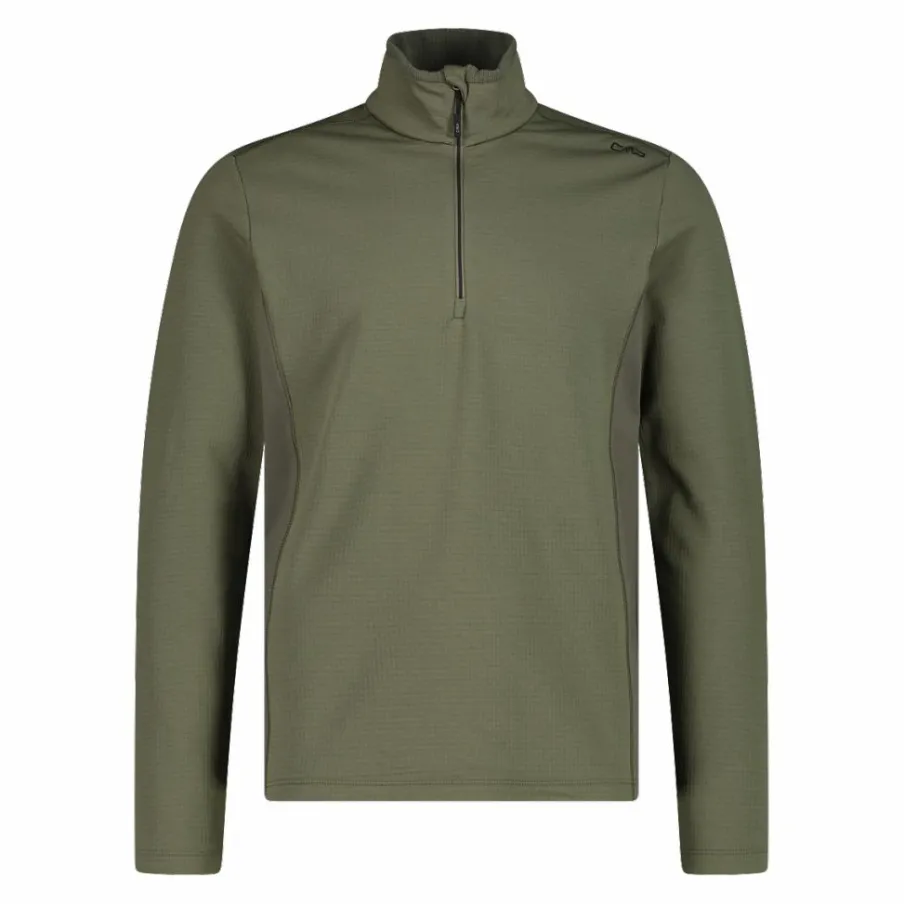 Uomo CMP Pile^Pile mezza zip Grid Tech da uomo