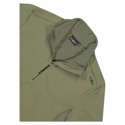 Uomo CMP Pile^Pile mezza zip Grid Tech da uomo