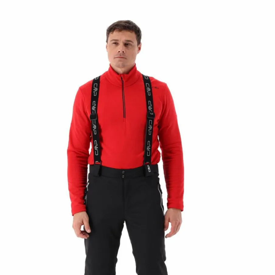 Uomo CMP Pile^Pile mezza zip Grid Tech da uomo