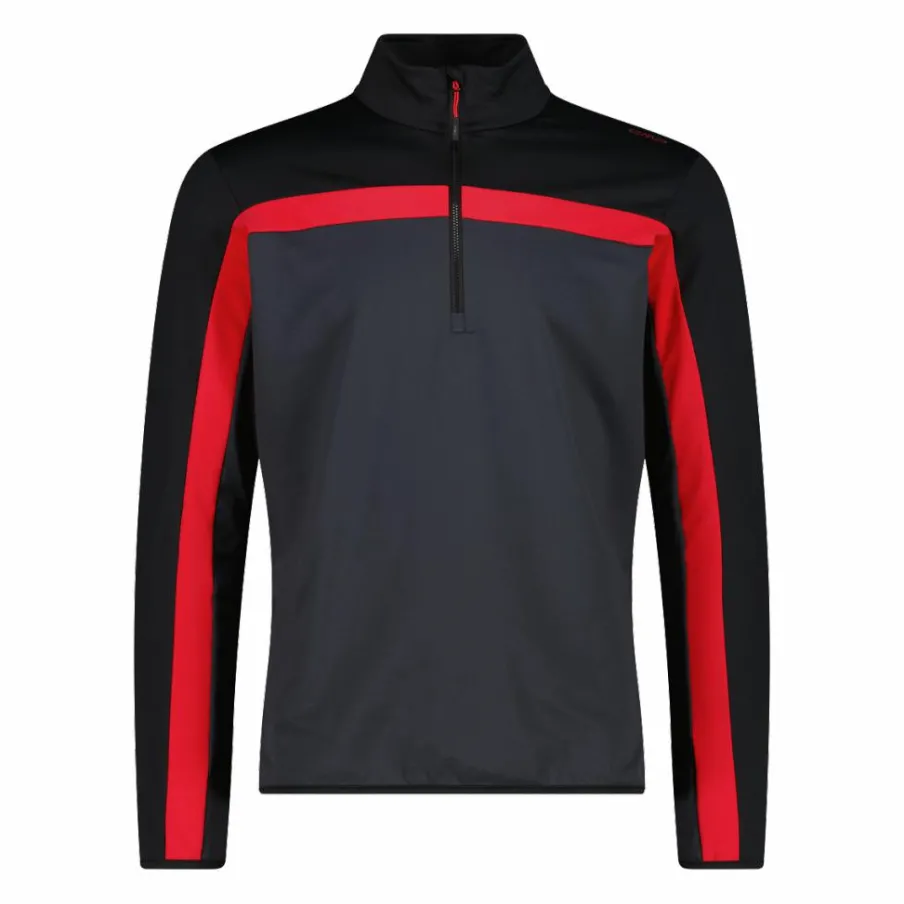 Uomo CMP Pile^Pile mezza zip Softech da uomo