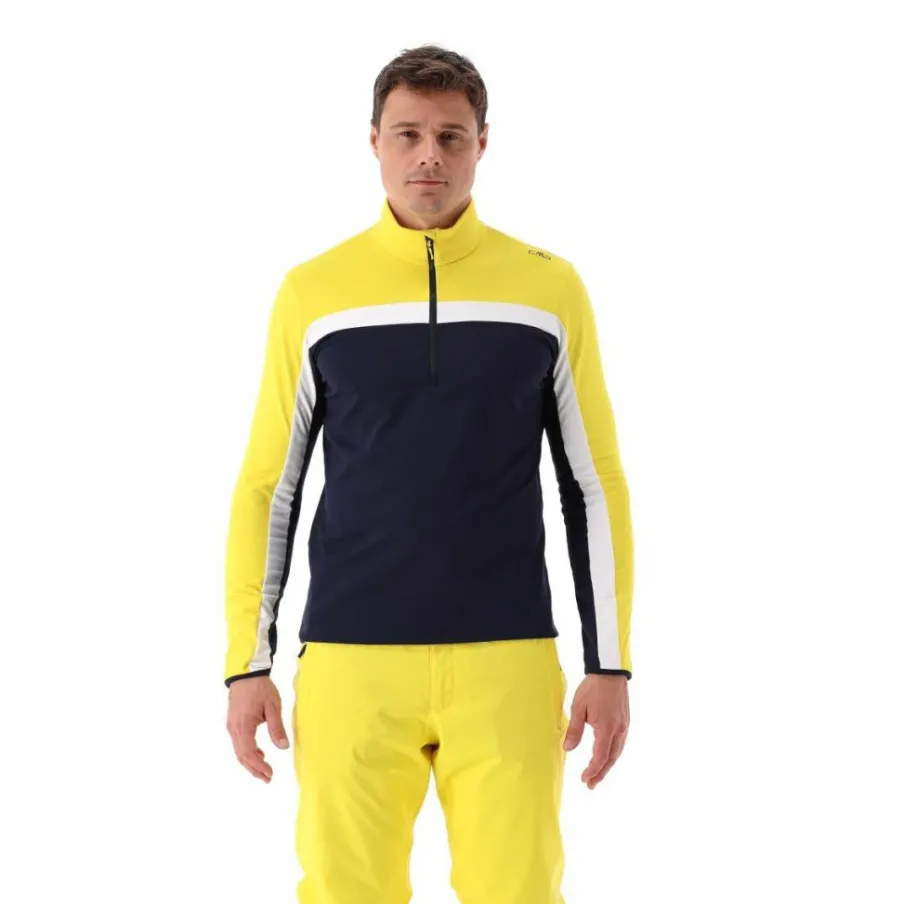 Uomo CMP Pile^Pile mezza zip Softech da uomo