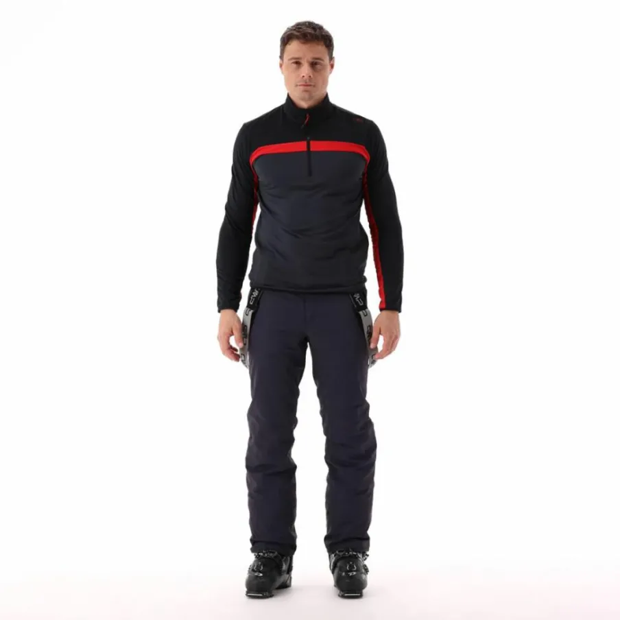 Uomo CMP Pile^Pile mezza zip Softech da uomo