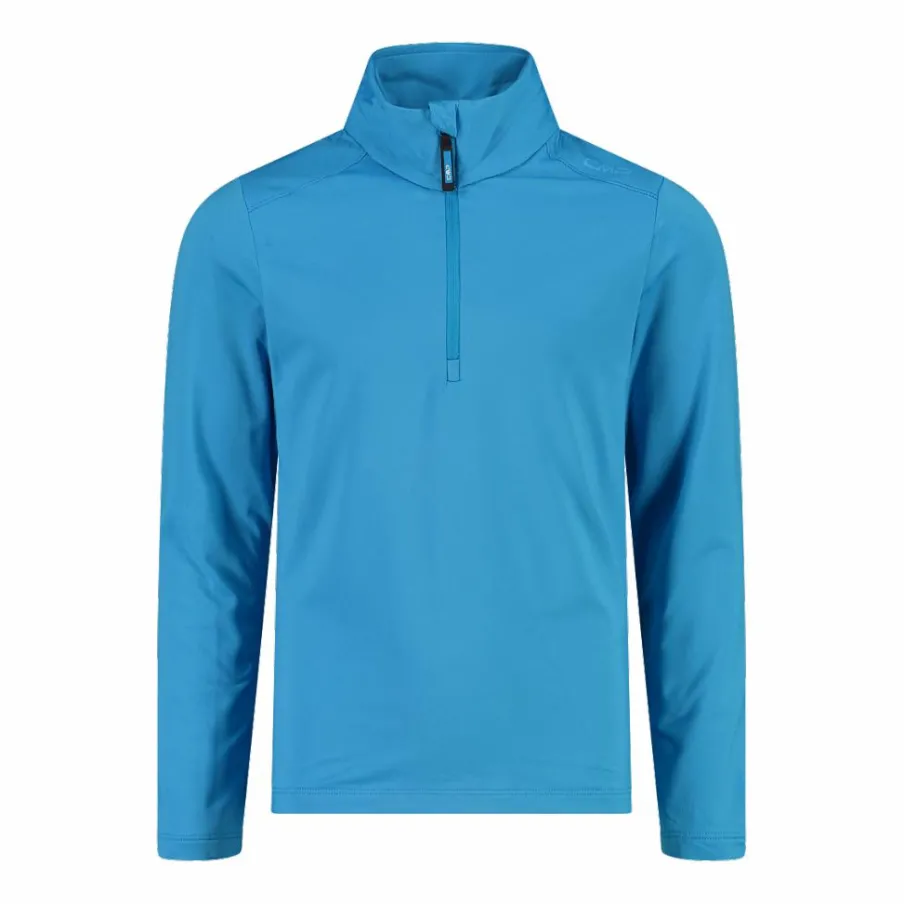 Bambino CMP Pile E Felpe^Pile mezza zip Softech da bambino tinta unita