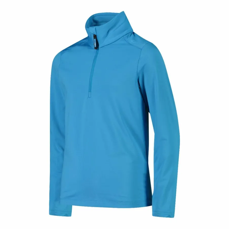 Bambino CMP Pile E Felpe^Pile mezza zip Softech da bambino tinta unita