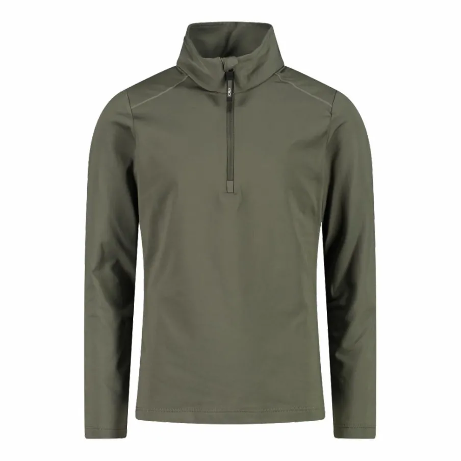 Bambino CMP Pile E Felpe^Pile mezza zip Softech da bambino tinta unita