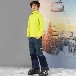 Bambino CMP Pile E Felpe^Pile mezza zip Softech da bambino tinta unita