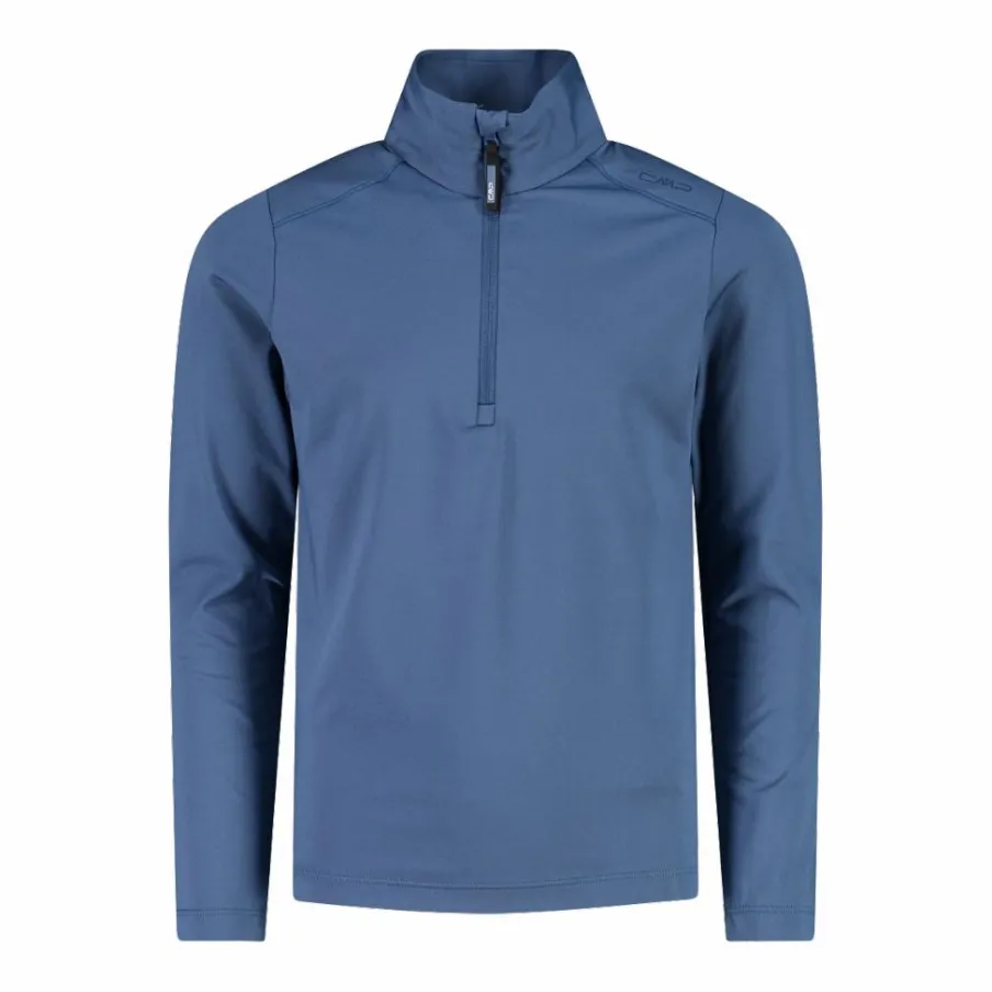Bambino CMP Pile E Felpe^Pile mezza zip Softech da bambino tinta unita