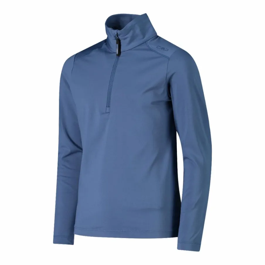 Bambino CMP Pile E Felpe^Pile mezza zip Softech da bambino tinta unita