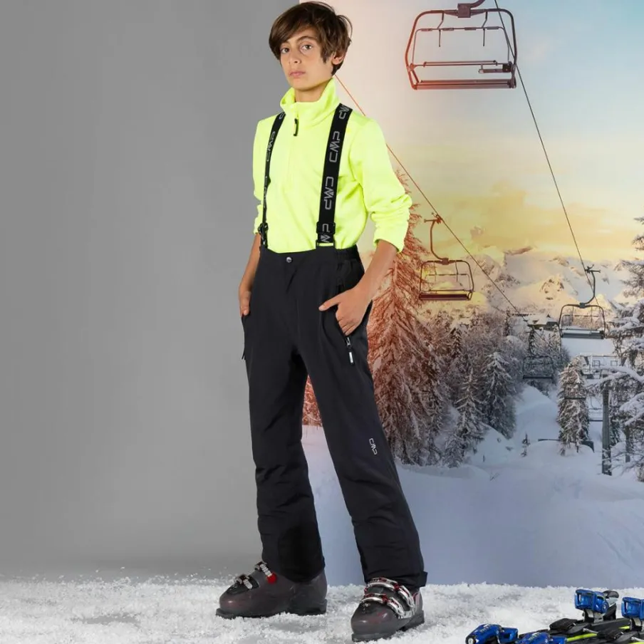 Bambino CMP Pile E Felpe^Pile mezza zip Softech da bambino tinta unita