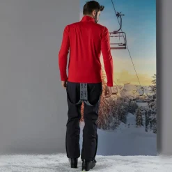 Uomo CMP Pile^Pile mezza zip Softech da uomo tinta unita