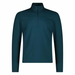 Uomo CMP Pile^Pile mezza zip Softech da uomo tinta unita
