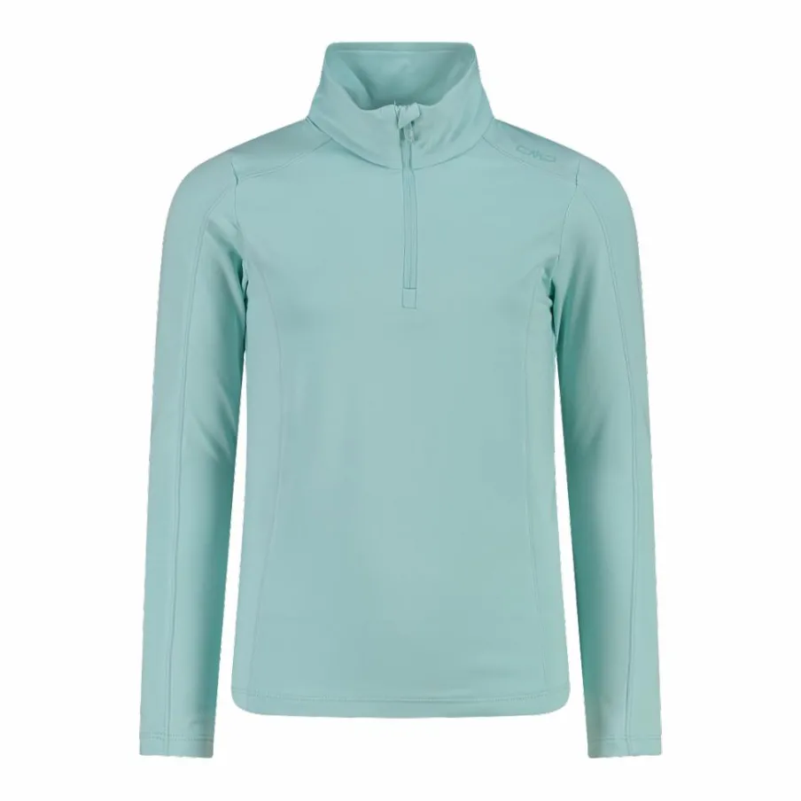 CMP Pile E Felpe^Pile mezza zip Softech da bambina tinta unita