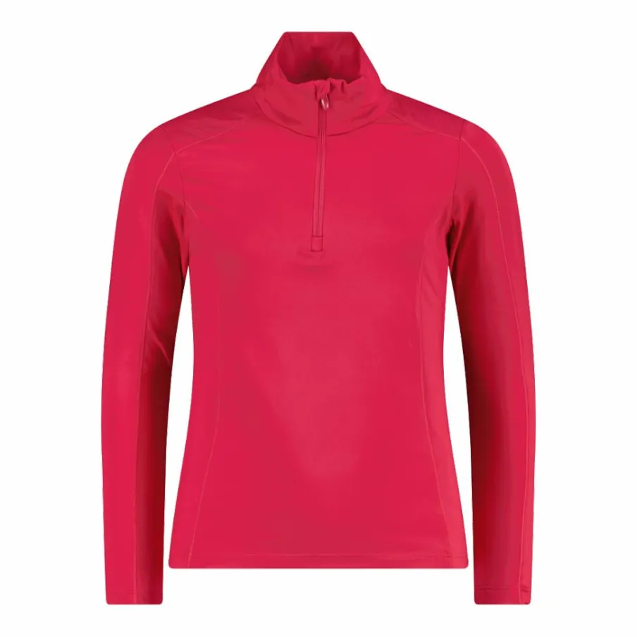 CMP Pile E Felpe^Pile mezza zip Softech da bambina tinta unita