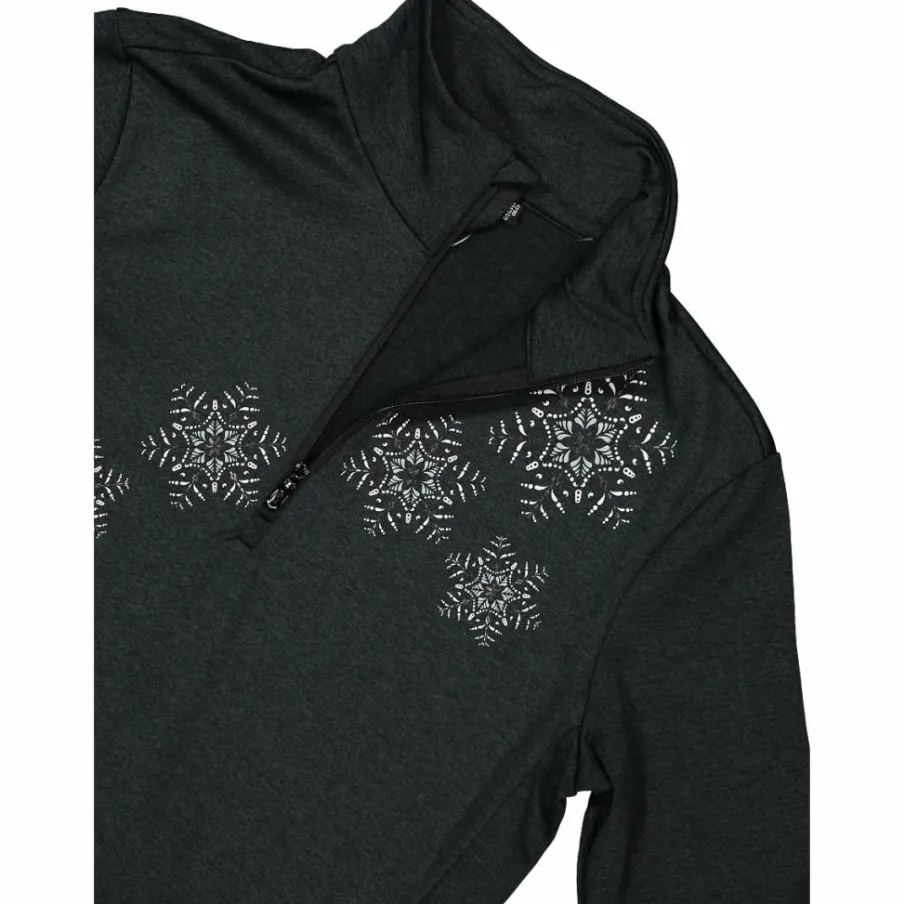 Donna CMP Pile^Pile mezza zip Softech melange da donna