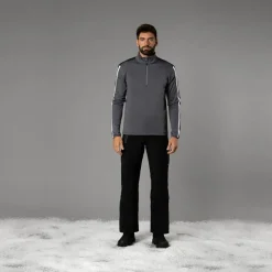 Uomo CMP Pile^Pile mezza zip Softech Melange da uomo