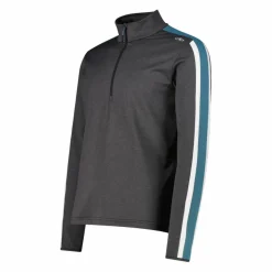 Uomo CMP Pile^Pile mezza zip Softech Melange da uomo