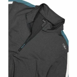 Uomo CMP Pile^Pile mezza zip Softech Melange da uomo