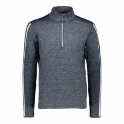 Uomo CMP Pile^Pile mezza zip Softech Melange da uomo