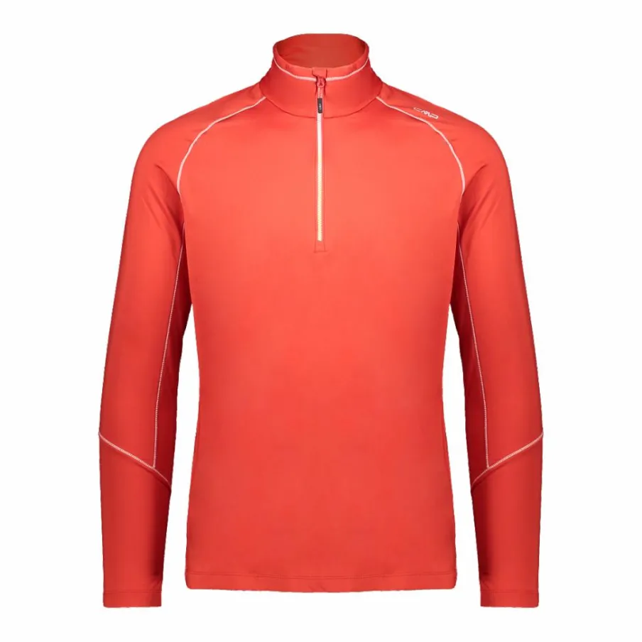 Uomo CMP Pile^Pile mezza zip Softech uomo con cuciture a vista