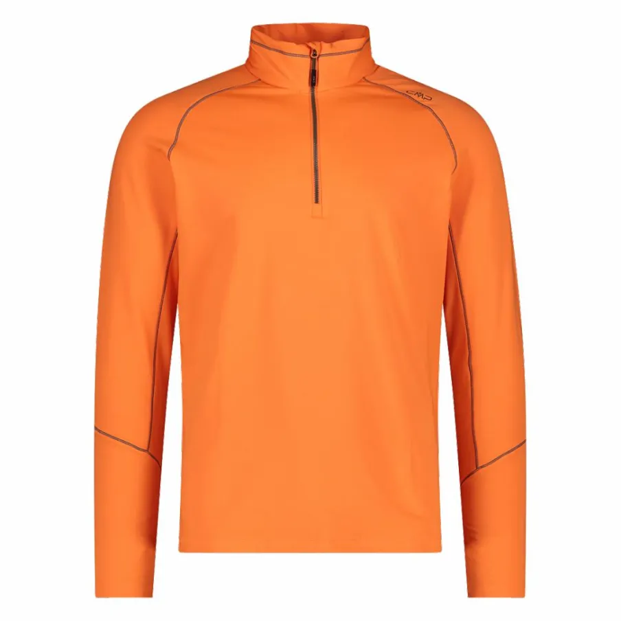 Uomo CMP Pile^Pile mezza zip Softech uomo con cuciture a vista