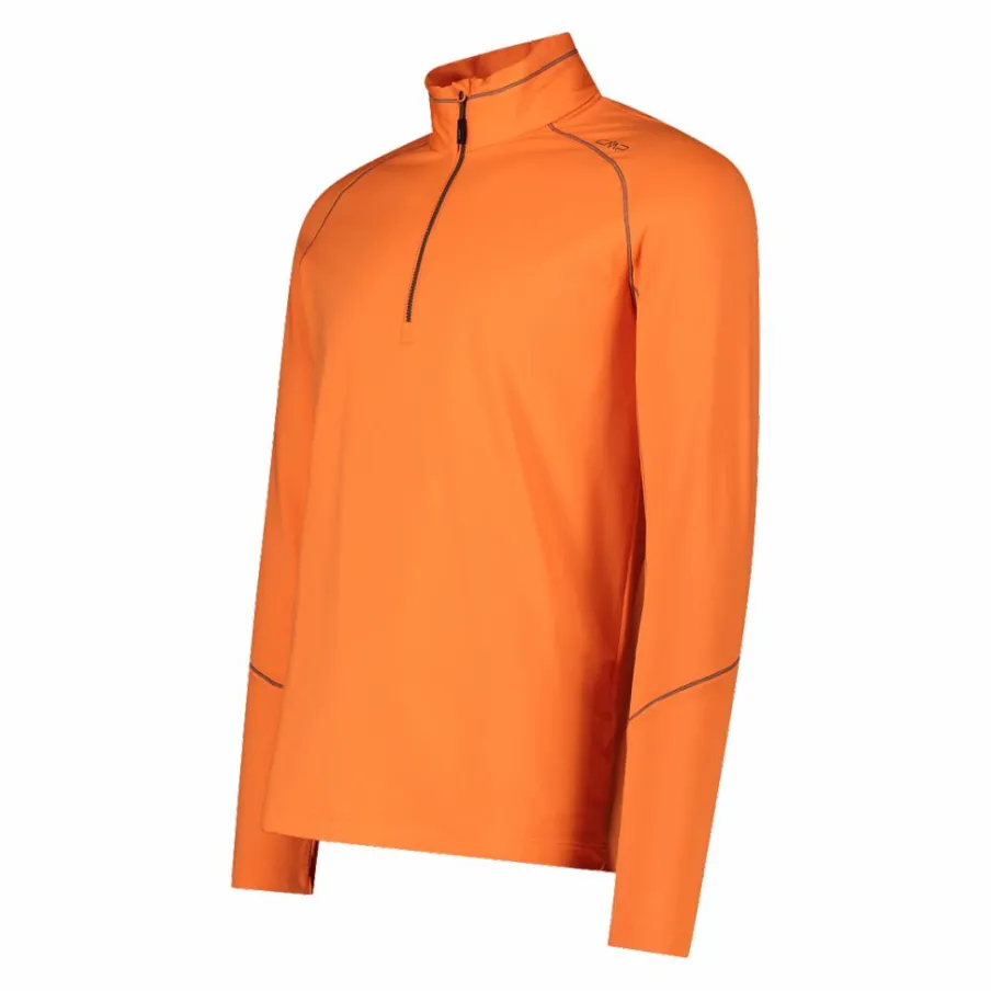 Uomo CMP Pile^Pile mezza zip Softech uomo con cuciture a vista
